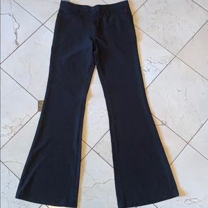 Black bell pants